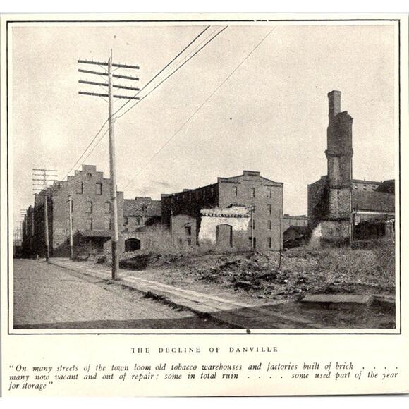 None and/or Unknown Other - The Decline Of Danville Old Warehouses Now Vacant 1906 Clipping SAI6-H3
